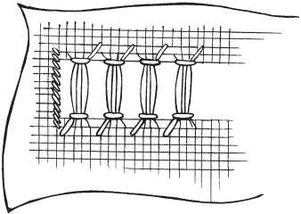 Merezhka column and split