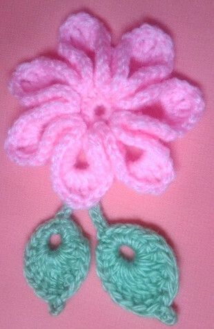 Master-class of crochet leaf crochet