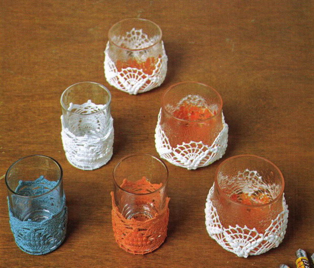 Crochet coasters