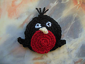 Crochet applique crochet Snegir