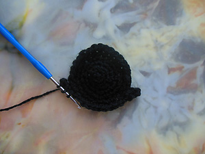 Crochet applique crochet Snegir