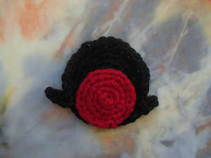 Crochet applique crochet Snegir