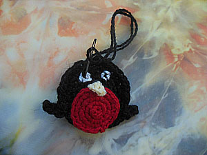 Crochet applique crochet Snegir