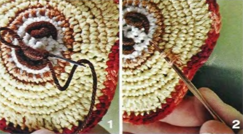 Appliques crochet (+ schema)